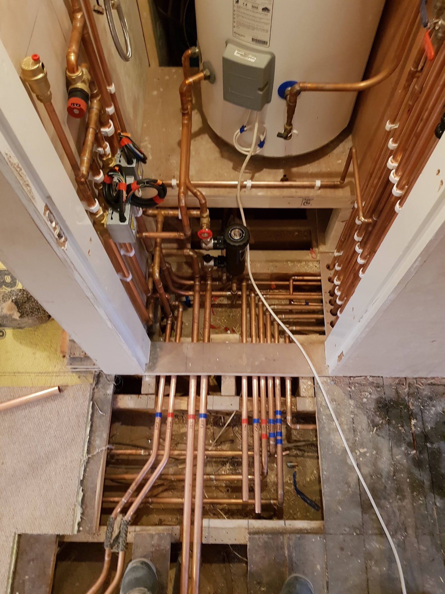 M&S Bespoke complete pipework installation, Warwick