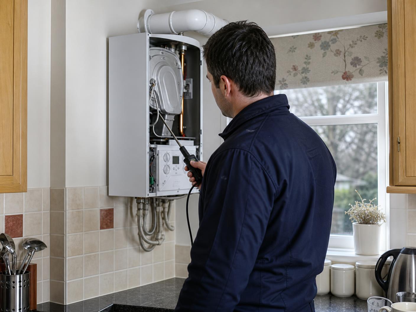 Engineer on site in Warwickshire